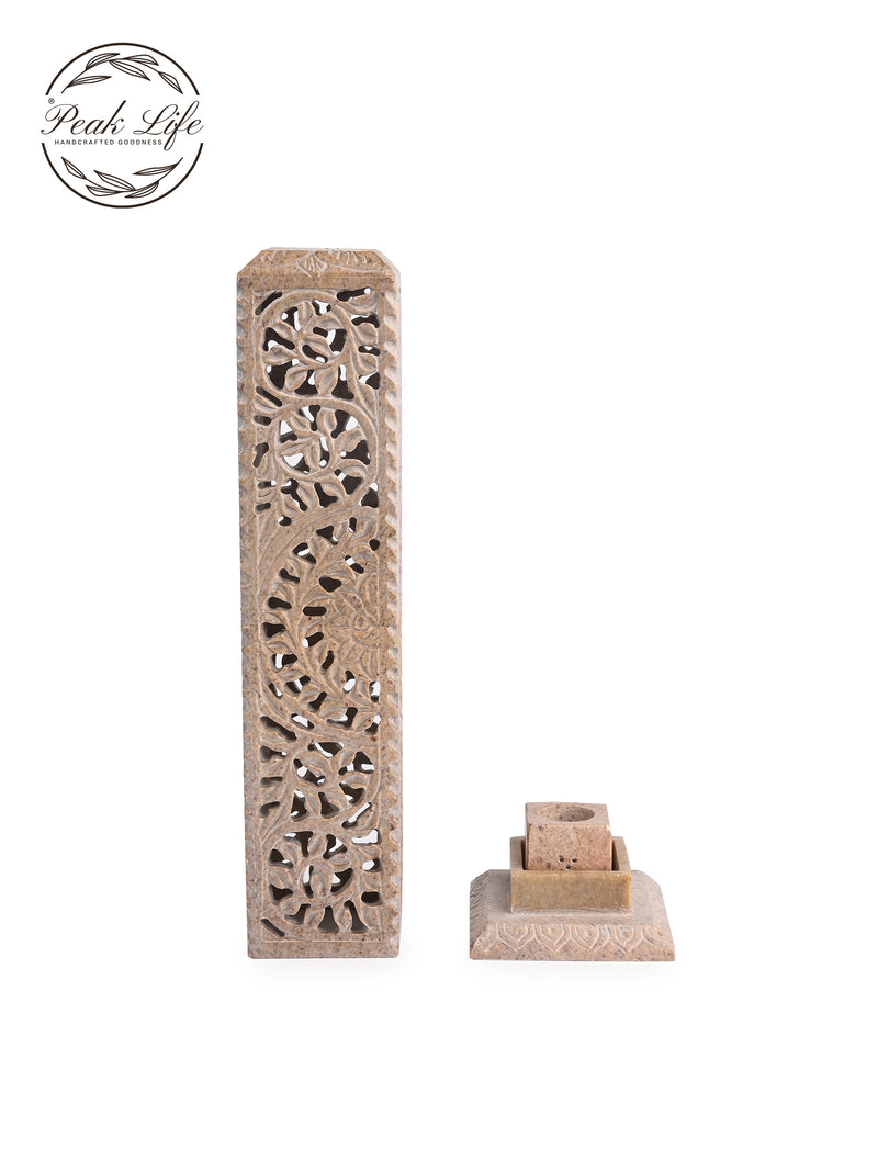 Square Design Marble Incense Holder: Enhance Your Space with Elegance and Aroma